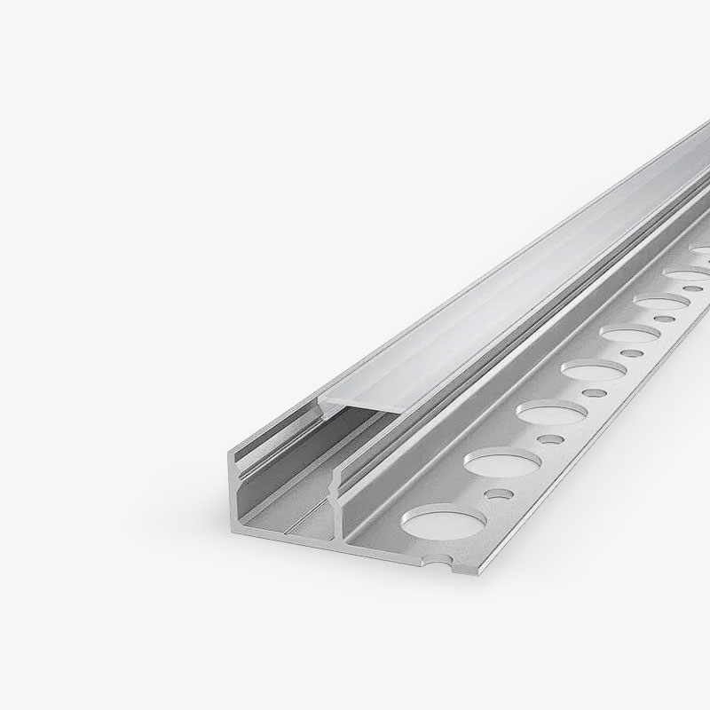 Ugradbeni aluminijski profil za LED trake opalno bijeli difuzor 37.25x17.26x14.80 mm - Knauf ugradnja