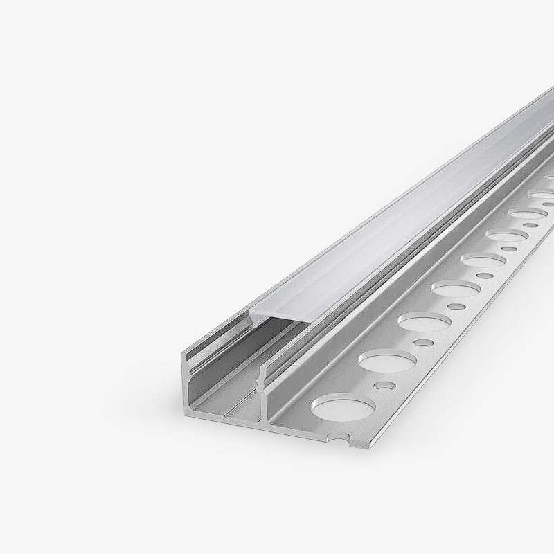 Ugradbeni aluminijski profil za LED trake opalno bijeli difuzor 33.00 x 12.50 x 12.30 mm - Knauf ugradnja