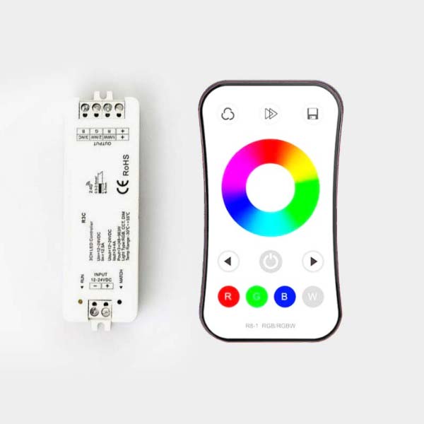 Daljinski upravljač 1 zona za RGB LED trake - Komplet