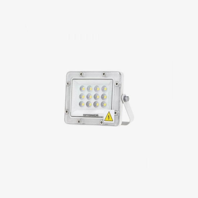 Bijeli LED reflektor 10W 1000 lm AC 180-265V 90° IP65
